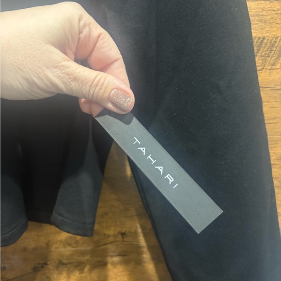 Tahari Black Blazer with Gold Accents - Picture 6 of 8